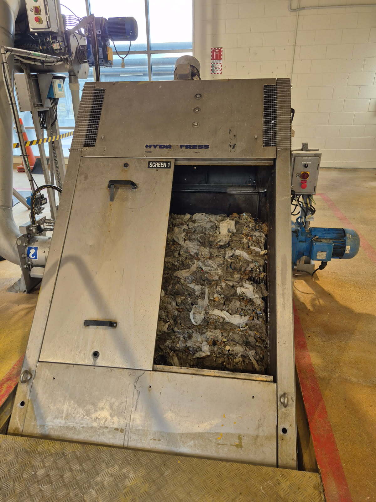 Flushed wet wipes clogging screens at Hamiltons Pukete Wastewater Plant