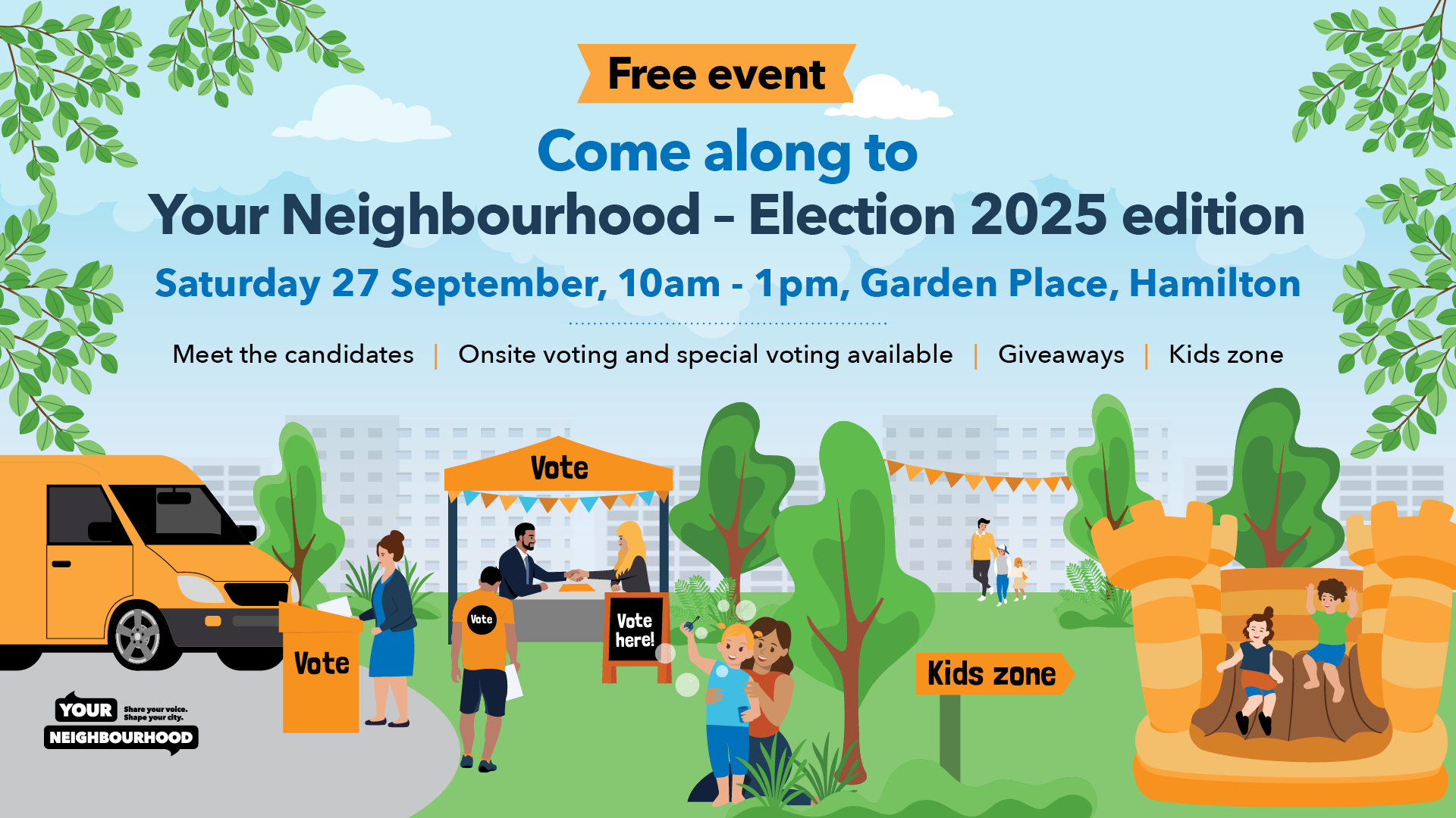 Don't rely on others to vote for you – show up for your city at Your Neighbourhood image