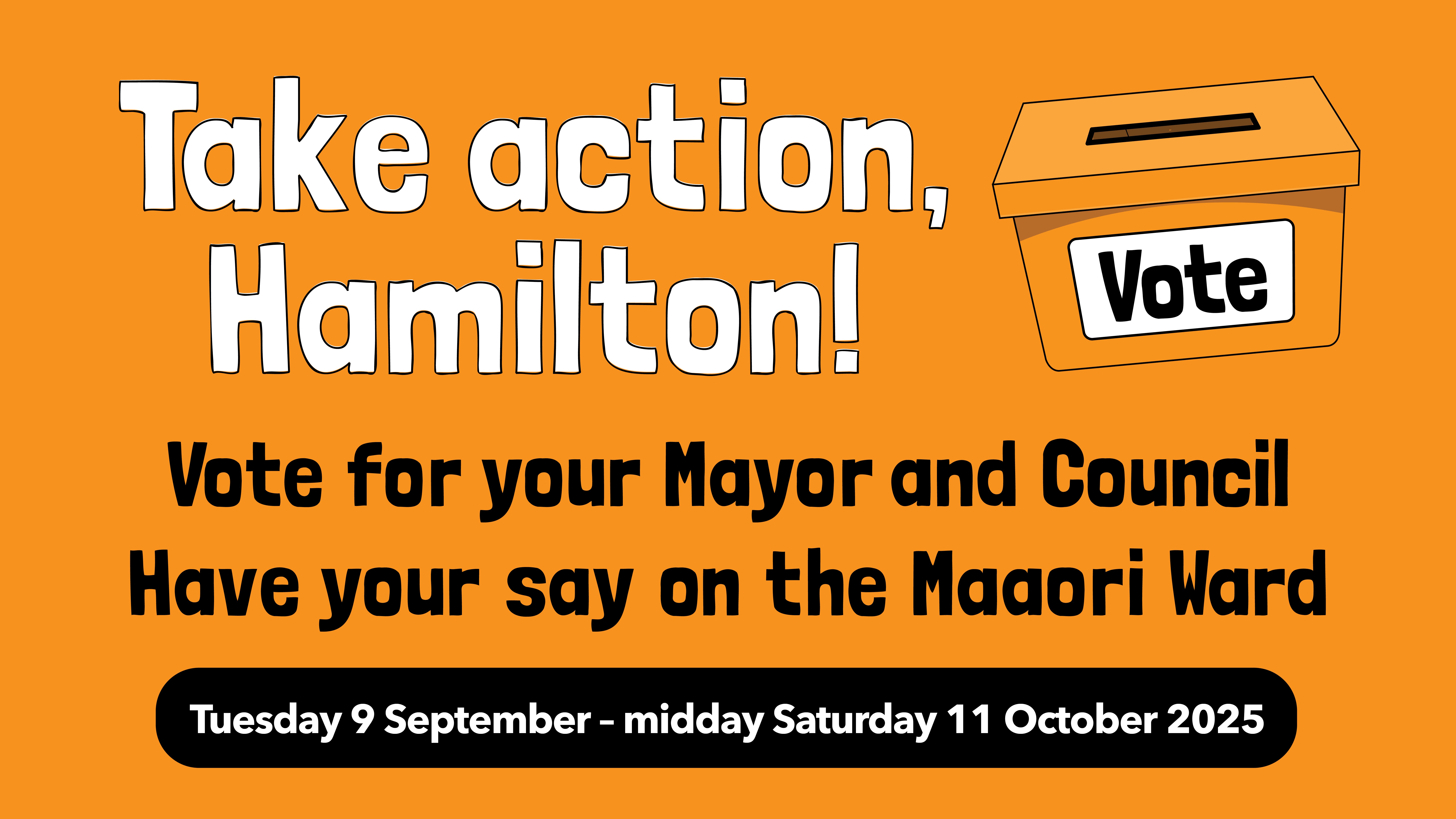 Voting now open in local election and Maaori Ward Poll image